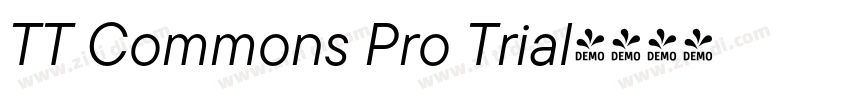 TT Commons Pro Trial字体转换 TT Commons Pro Trial字体转换